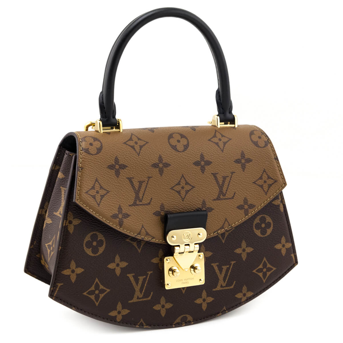 Louis Vuitton Monogram Reverse Monogram Tilsitt Shoulder Bag - Love that Bag etc - Preowned Authentic Designer Handbags & Preloved Fashions