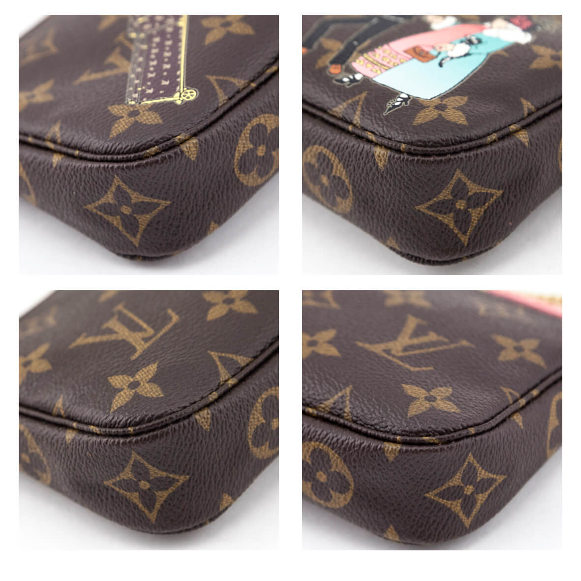 Louis Vuitton Monogram Rose Illustre Mini Pochette Accessories - Love that Bag etc - Preowned Authentic Designer Handbags & Preloved Fashions