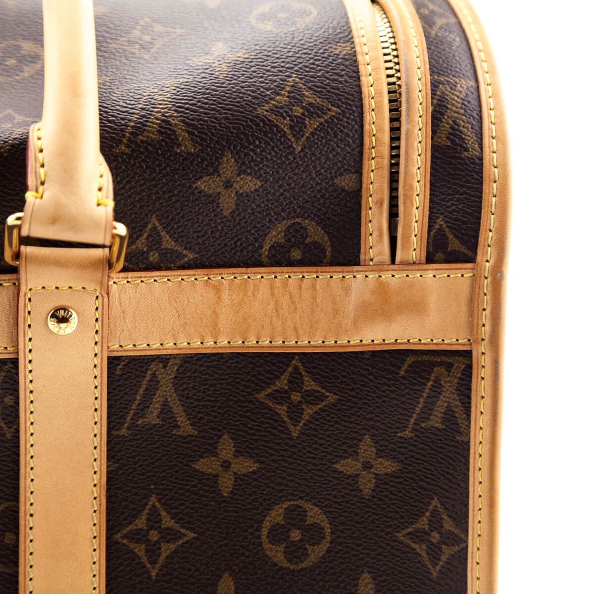 Louis Vuitton Monogram Sac Chien 40 Pet Carrier - Love that Bag etc - Preowned Authentic Designer Handbags & Preloved Fashions