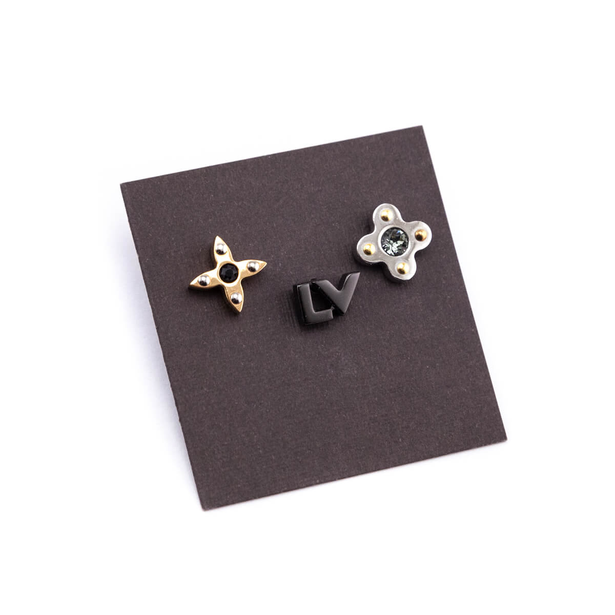 Louis Vuitton Monogram Trio Stud Earrings โ Love that Bag etc