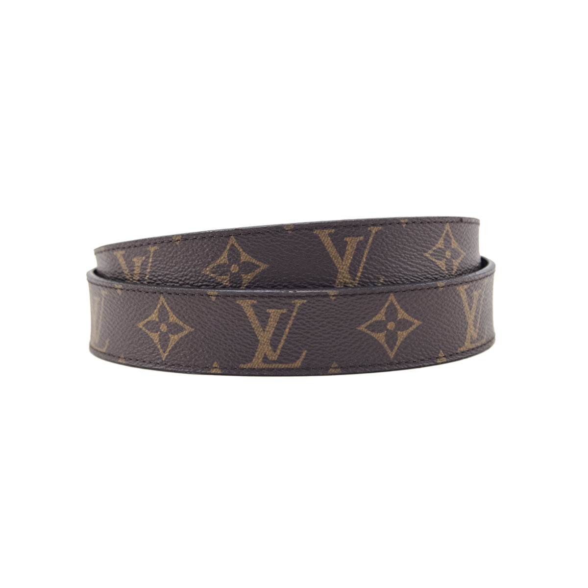Louis Vuitton Monogram & Black 40mm LV Initiales Reversible Belt