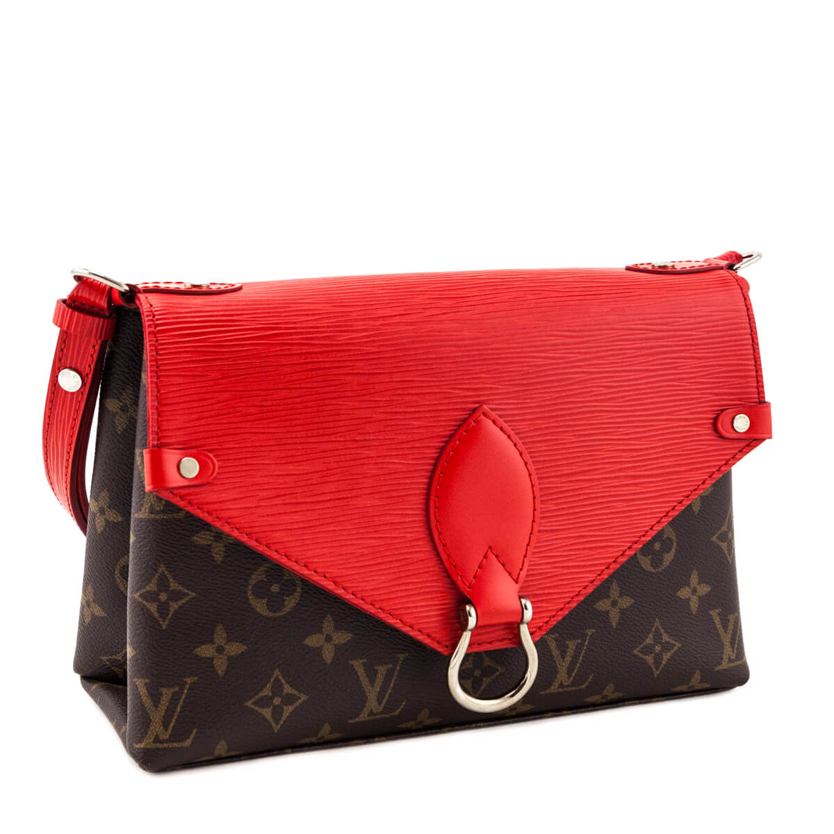 Louis Vuitton Monogram & Coquelicot Epi Saint Michel - Love that Bag etc - Preowned Authentic Designer Handbags & Preloved Fashions