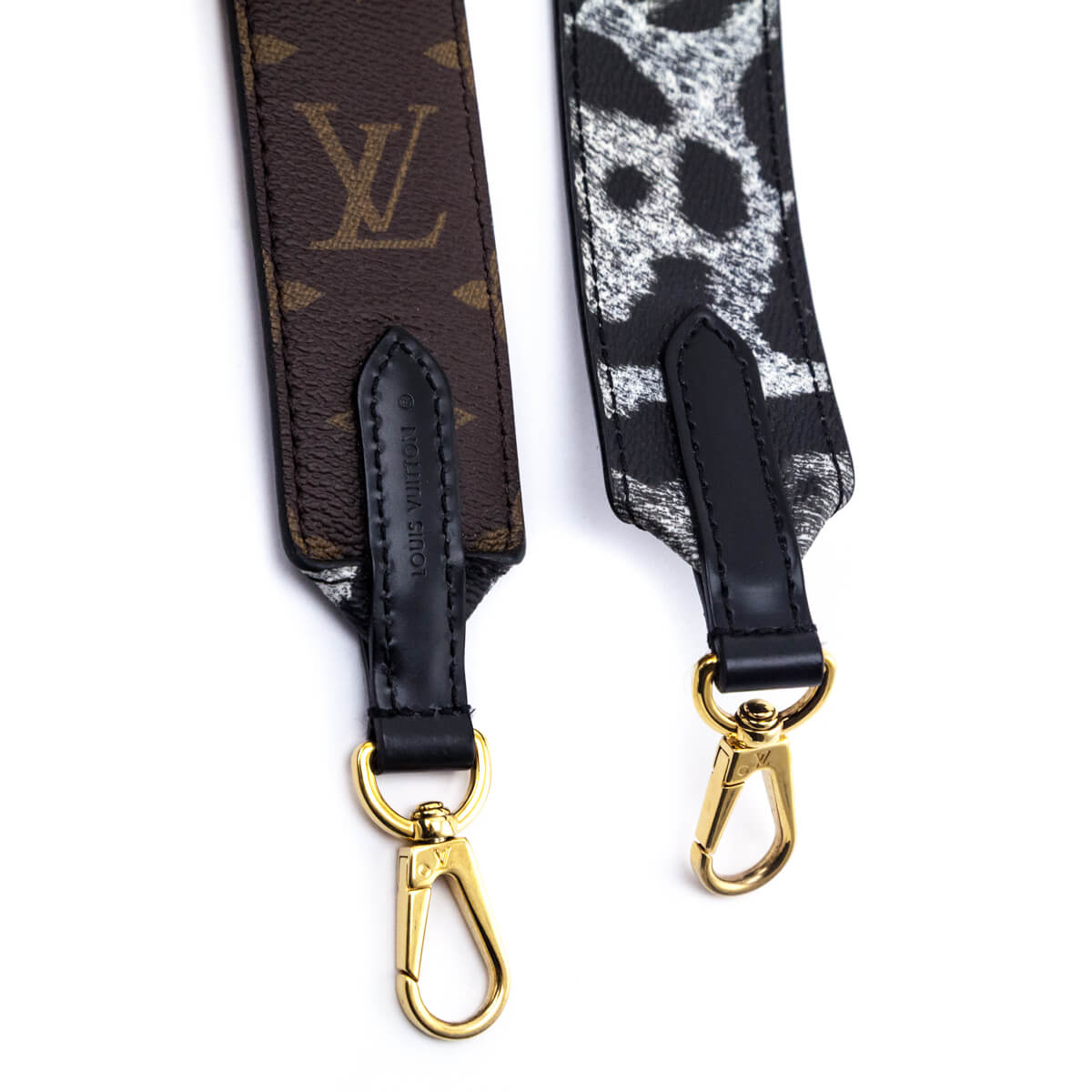 Louis Vuitton Monogram & Leopard Bandouliere Shoulder Strap
