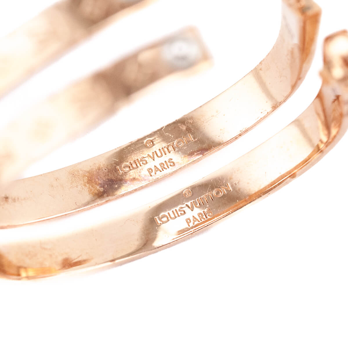 Louis Vuitton Nanogram Hoop Earrings - Love that Bag etc - Preowned Authentic Designer Handbags & Preloved Fashions