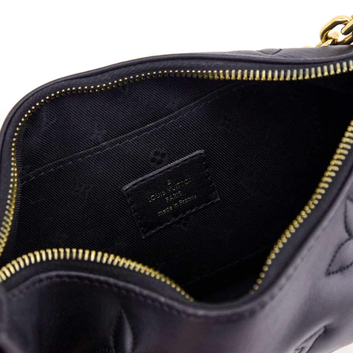 Louis Vuitton Black Calfskin Bubblegram Over The Moon