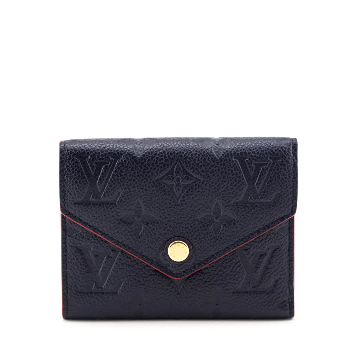 Louis Vuitton Navy Empreinte & Red Victorine Wallet - Love that Bag etc - Preowned Authentic Designer Handbags & Preloved Fashions