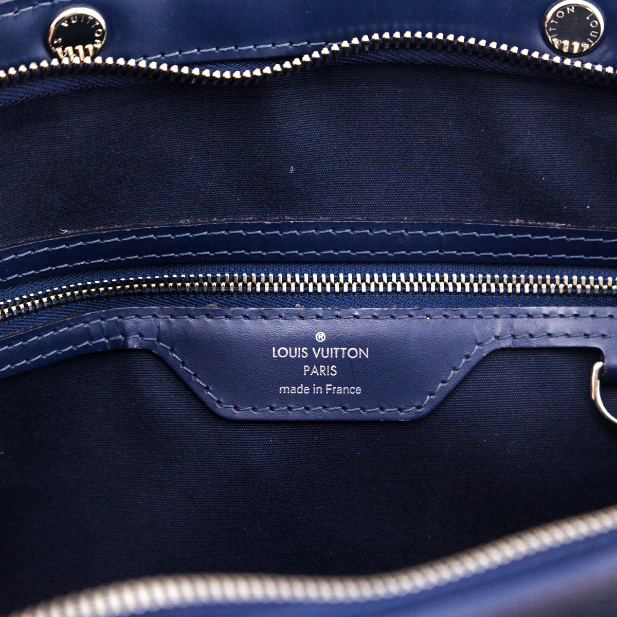 Louis Vuitton Navy Epi Brea MM