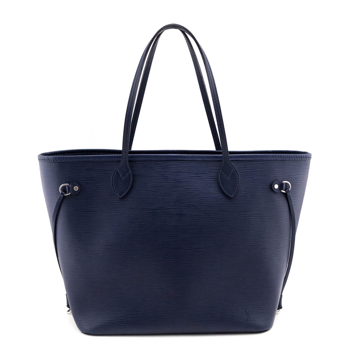 Louis Vuitton Navy Epi Neverfull MM w/ Pouch
