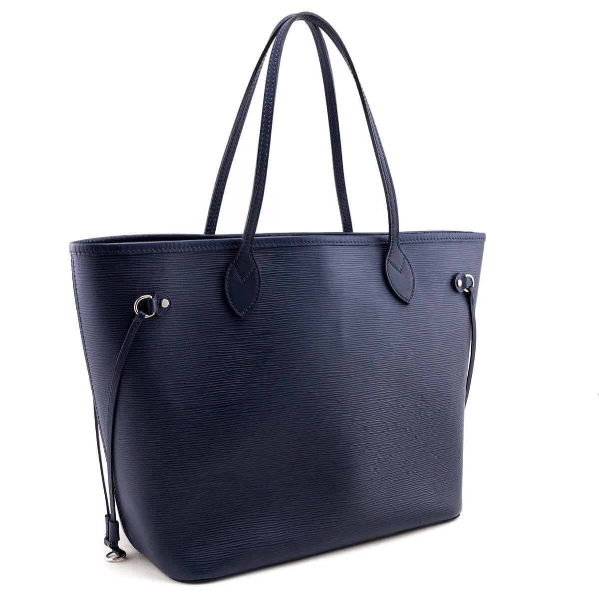 Louis Vuitton Navy Epi Neverfull MM w/ Pouch