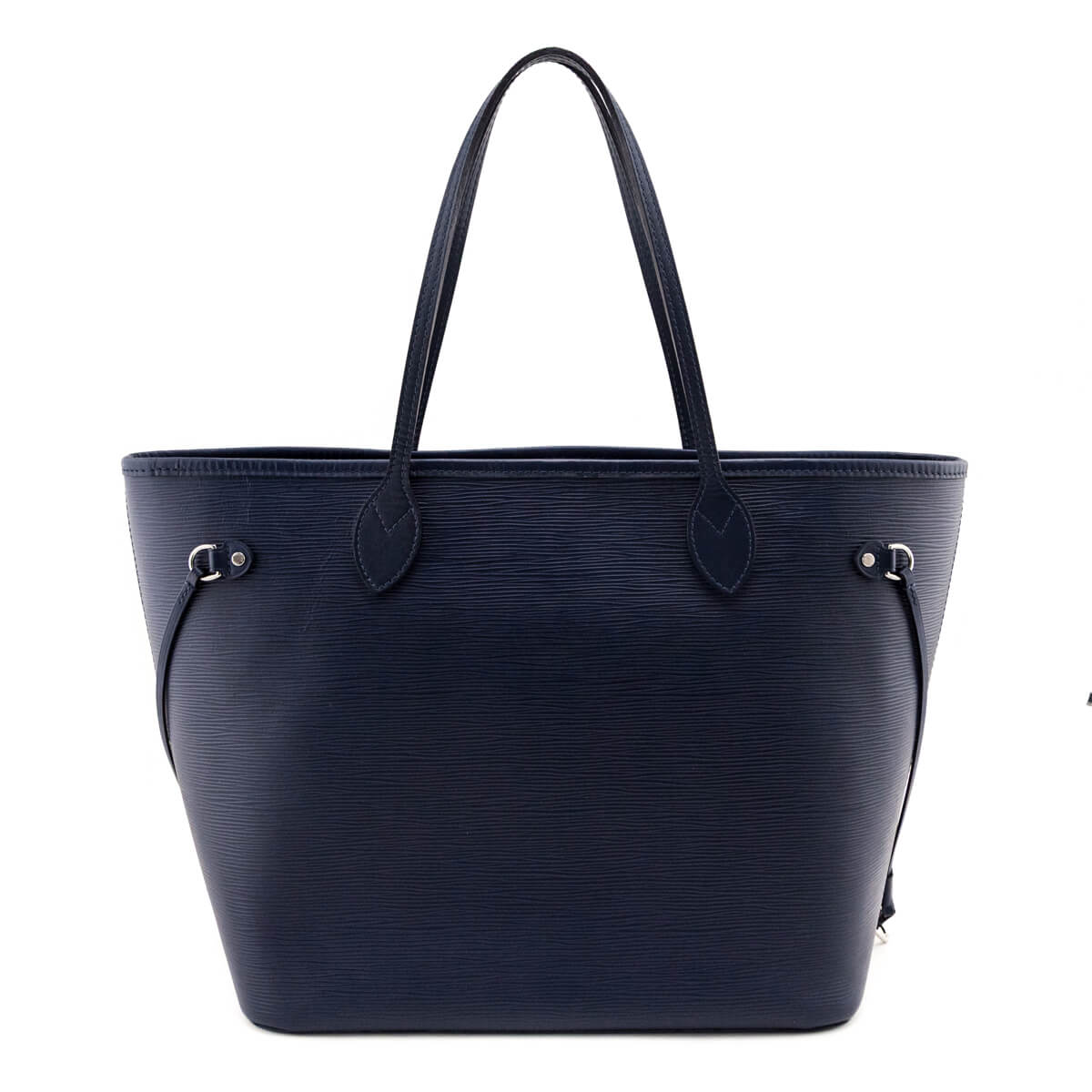 Louis Vuitton Navy Epi Neverfull MM w/ Pouch