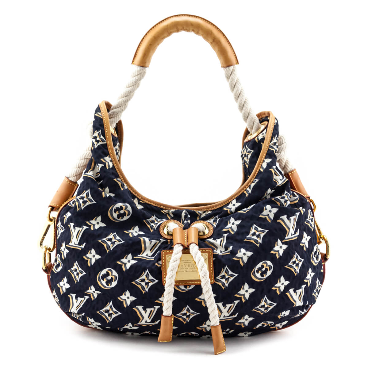 Louis Vuitton Navy Monogram Cruise Bulles Bag MM - Love that Bag etc - Preowned Authentic Designer Handbags & Preloved Fashions