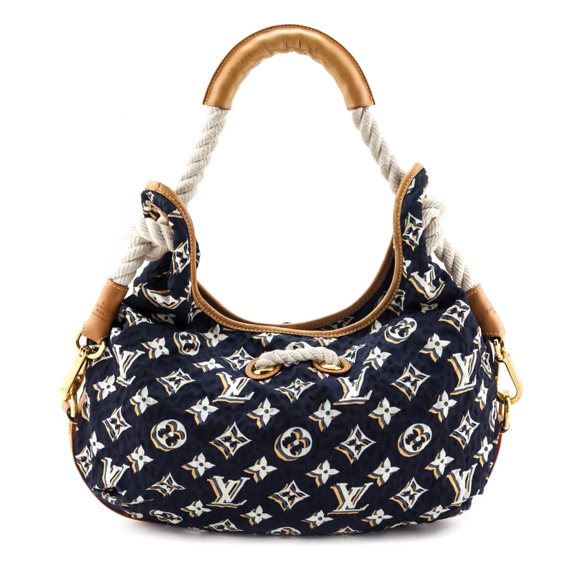 Louis Vuitton Navy Monogram Cruise Bulles Bag MM - Love that Bag etc - Preowned Authentic Designer Handbags & Preloved Fashions