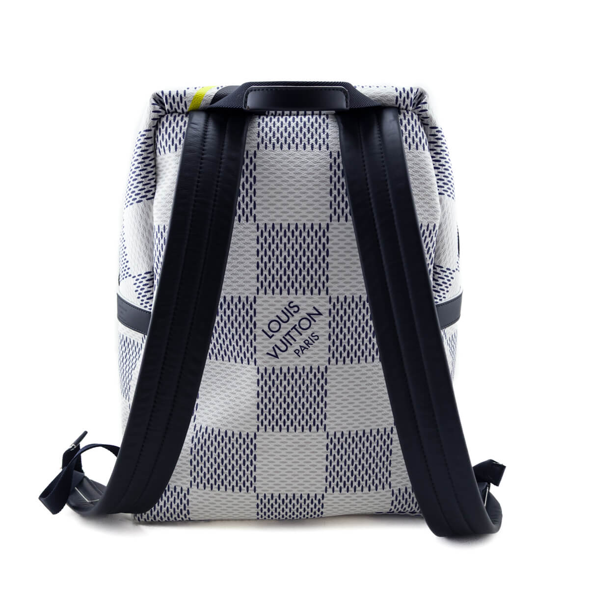Louis Vuitton Navy & Yellow Damier Azur Latitude America's Cup Apollo Backpack