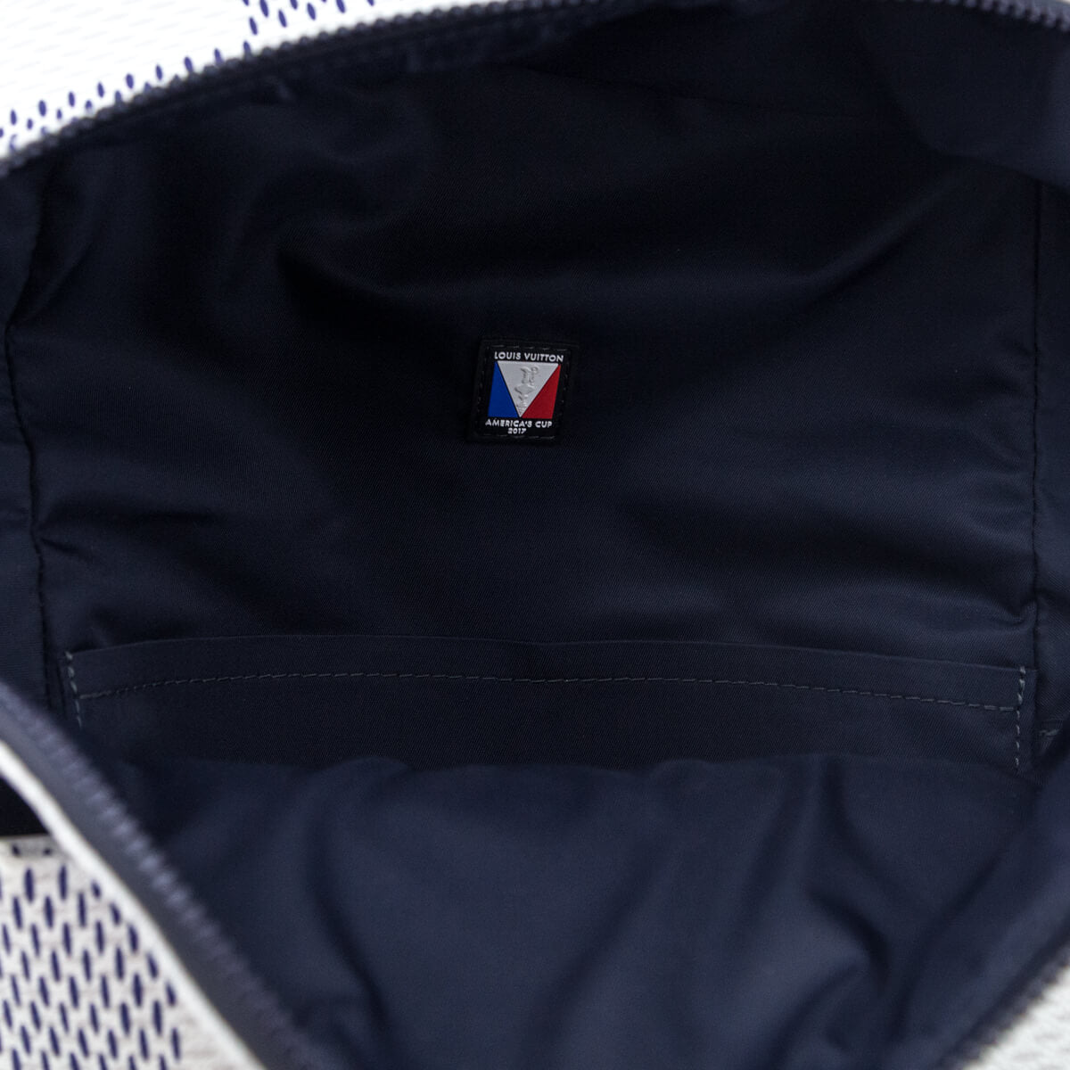 Louis Vuitton Navy & Yellow Damier Azur Latitude America's Cup Apollo Backpack
