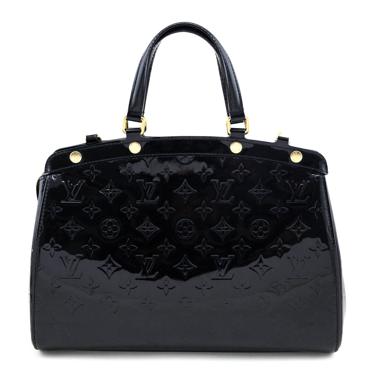 Louis Vuitton Noir Magnetique Monogram Vernis Brea MM - Love that Bag etc - Preowned Authentic Designer Handbags & Preloved Fashions