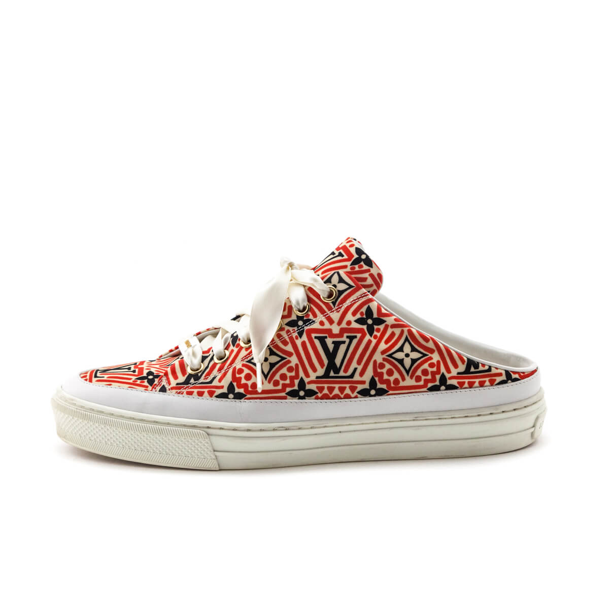 Louis Vuitton Nylon Monogram Crafty Open Back Sneaker Shop LV