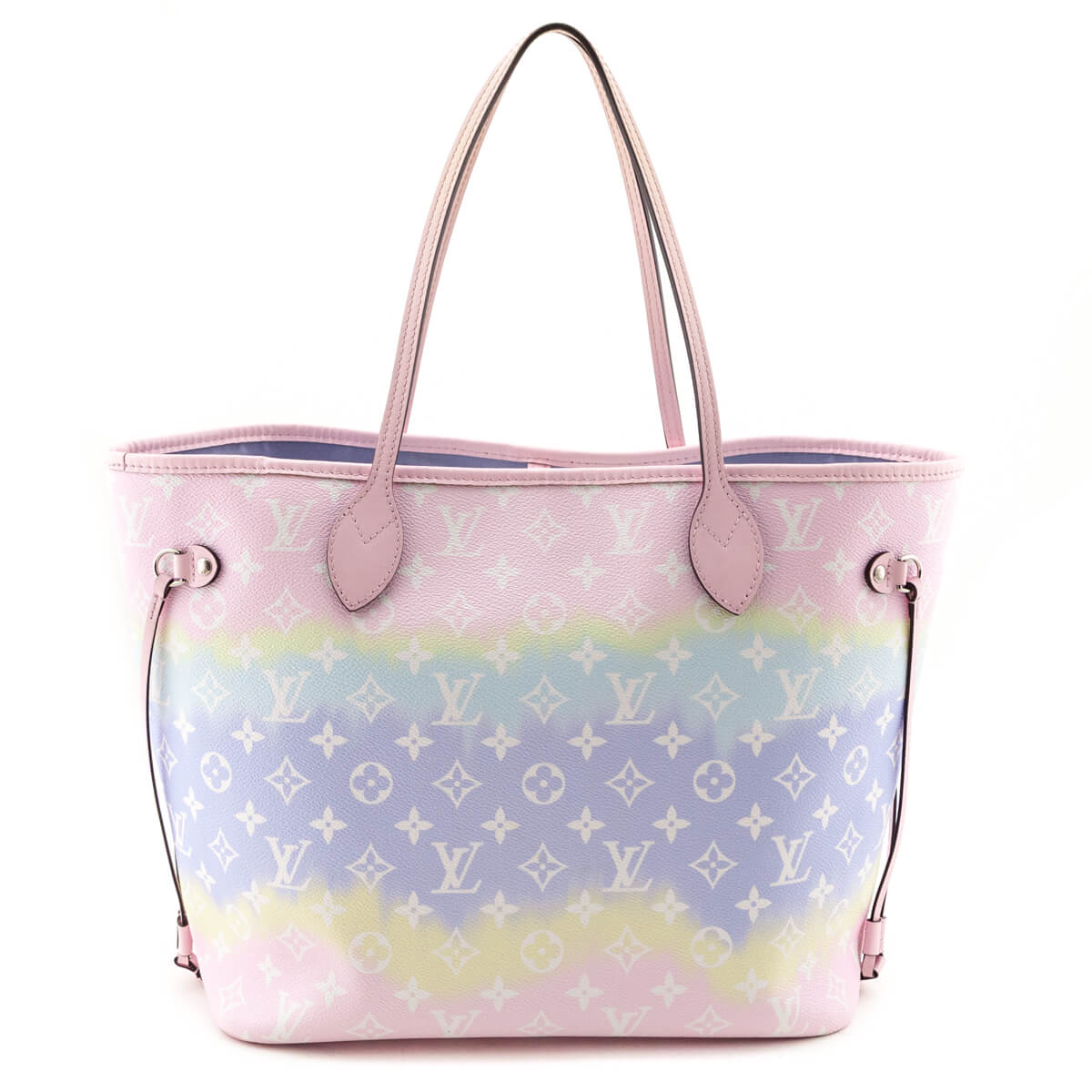 Louis Vuitton Pastel Monogram Escale Neverfull MM w/ Pouch