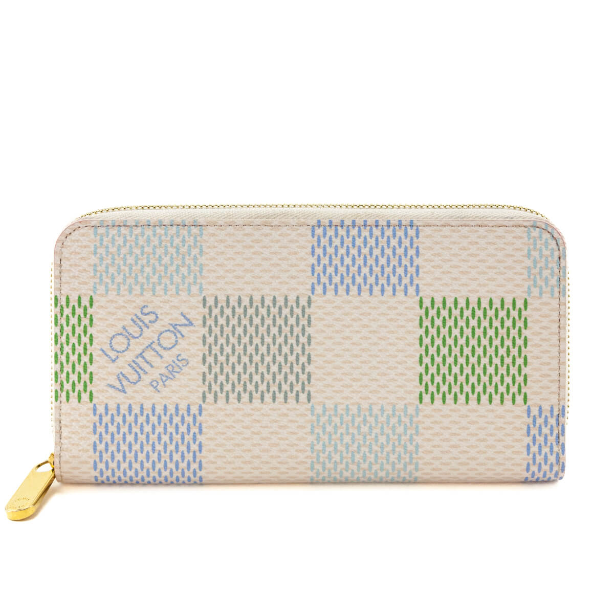 Louis Vuitton Pistachio Damier Giant Zippy Wallet - Love that Bag etc - Preowned Authentic Designer Handbags & Preloved Fashions