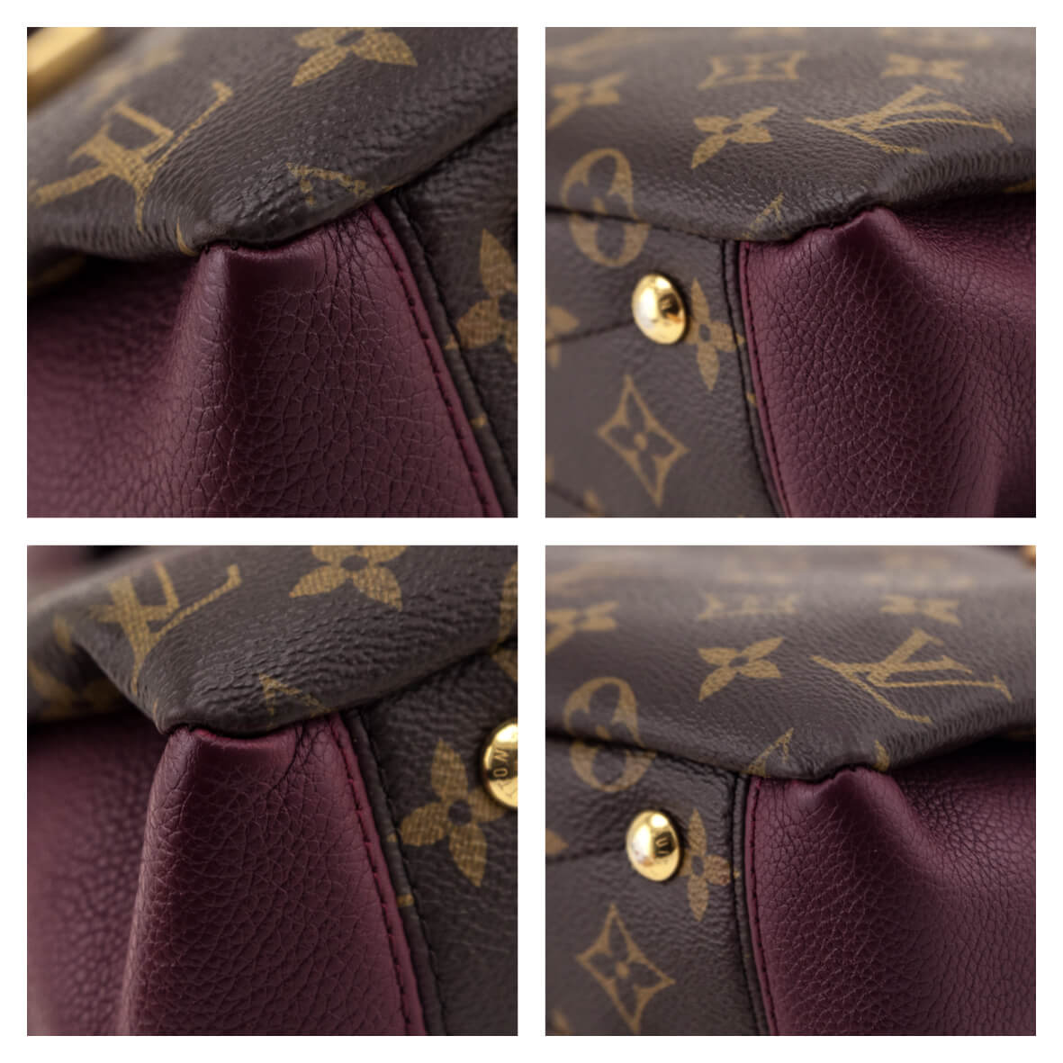 Louis Vuitton Raisin Monogram Pallas BB Bag