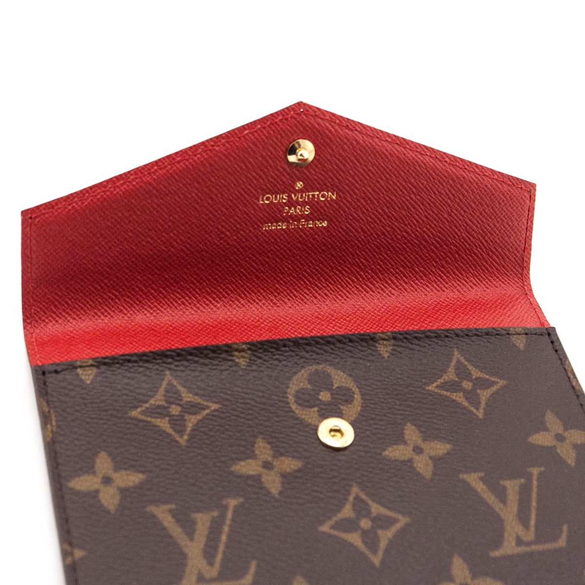 Louis Vuitton Red Monogram Daily Organizer Envelope Insert - Love that Bag etc - Preowned Authentic Designer Handbags & Preloved Fashions