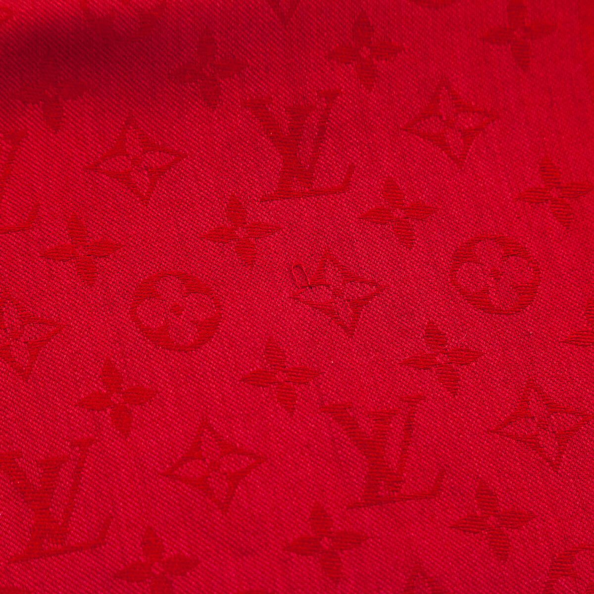 Louis Vuitton Red Silk & Wool Monogram Classic Shawl - Love that Bag etc - Preowned Authentic Designer Handbags & Preloved Fashions