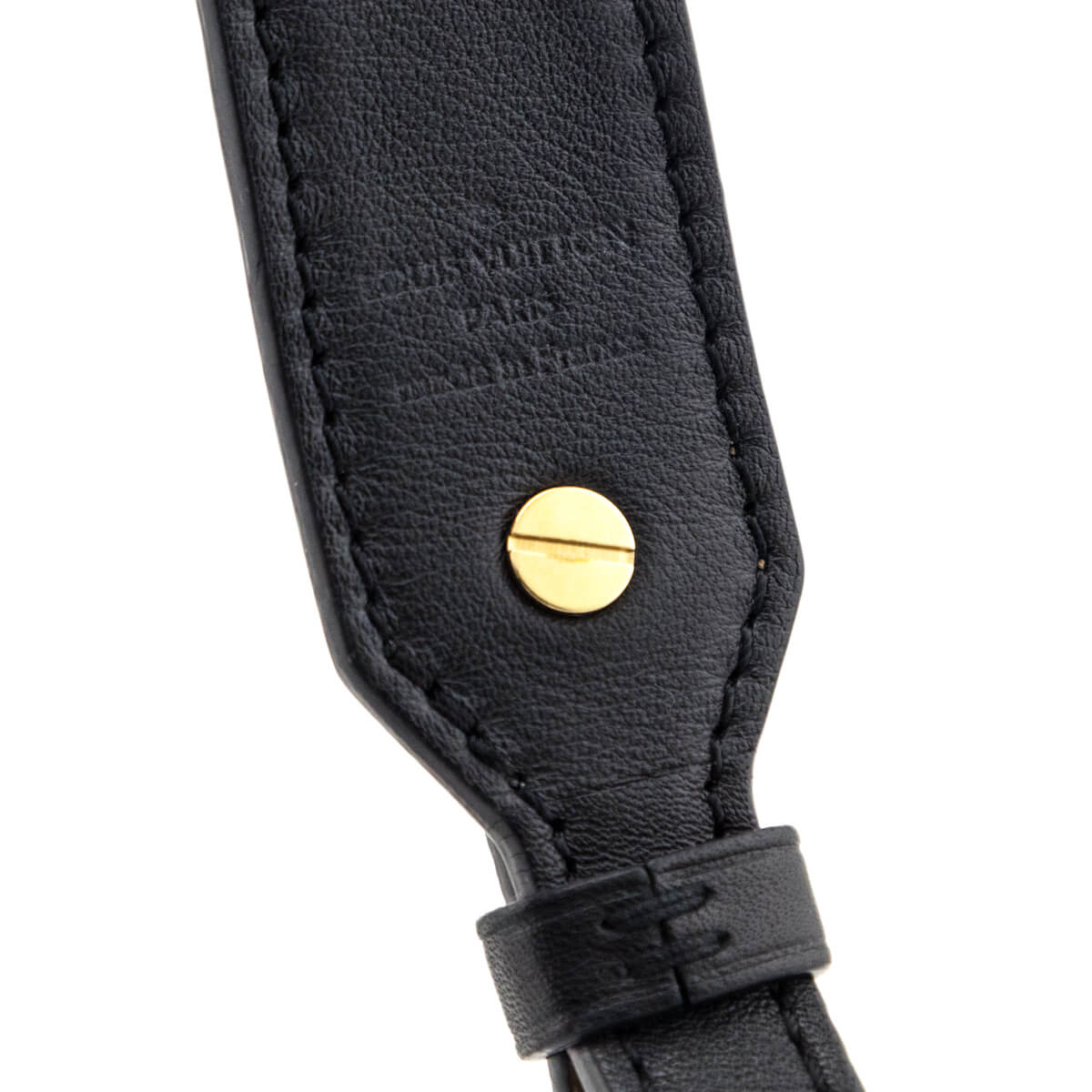LOUIS VUITTON Reverse Monogram Bandouliere Shoulder Strap XL Black 222922