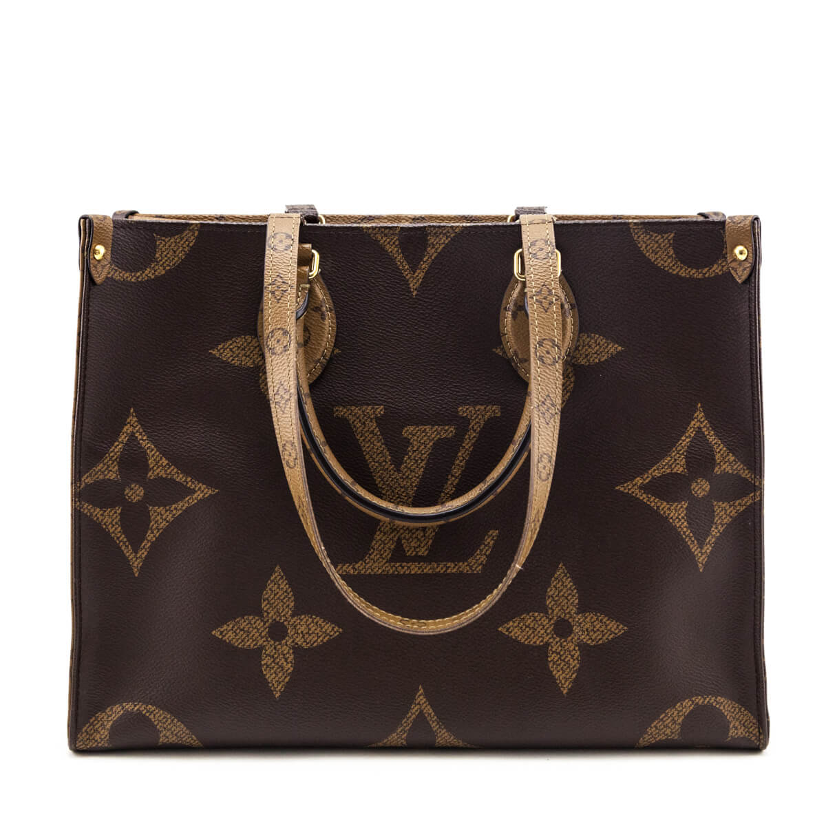 Louis Vuitton Reverse Monogram Giant Onthego MM Tote - Love that Bag etc - Preowned Authentic Designer Handbags & Preloved Fashions