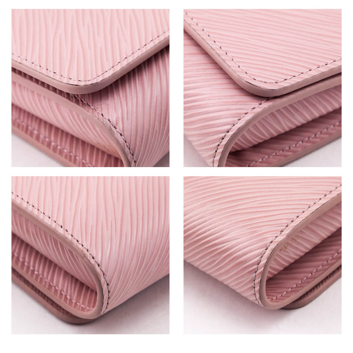 Louis Vuitton Rose Ballerine Epi Twist Chain Wallet - Love that Bag etc - Preowned Authentic Designer Handbags & Preloved Fashions