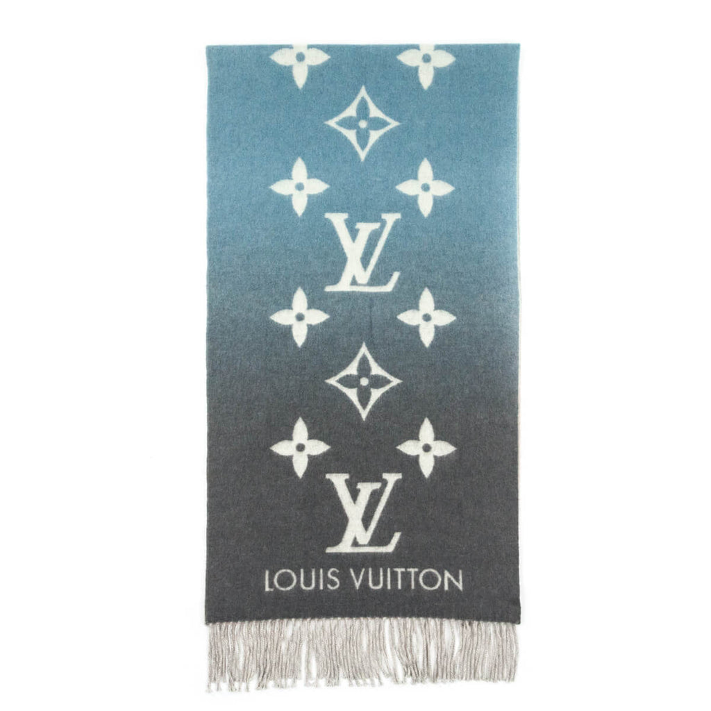 Louis Vuitton Pink Yellow Silk Gradient By The Pool Bandeau Scarf