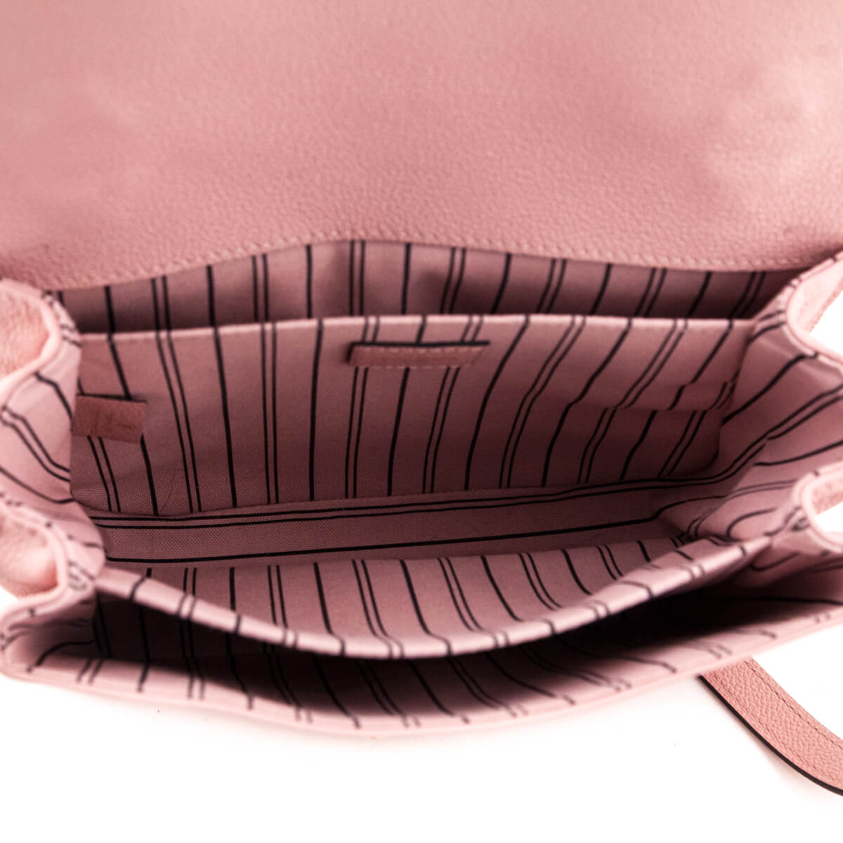 Louis Vuitton Rose Poudre Empreinte Pochette Metis - Love that Bag etc - Preowned Authentic Designer Handbags & Preloved Fashions