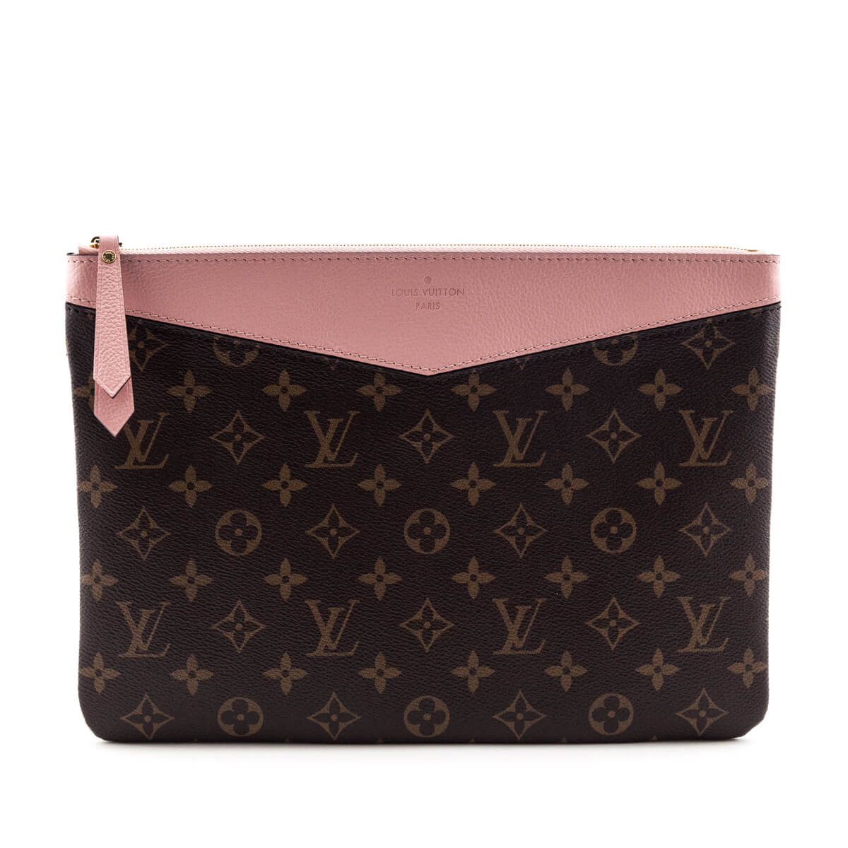 Louis Vuitton Rose Poudre & Monogram Daily Pouch - Love that Bag etc - Preowned Authentic Designer Handbags & Preloved Fashions