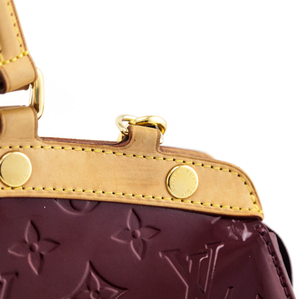 PRELOVED Louis Vuitton Burgundy Monogram Vernis Brea MM Bag DR5112 041 –  KimmieBBags LLC