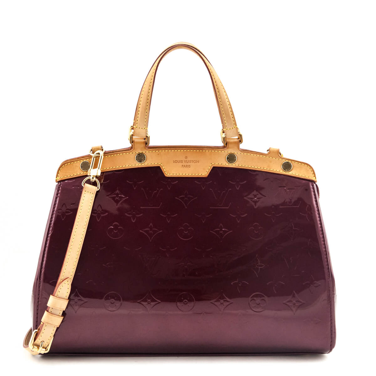 Louis Vuitton Rouge Fauviste Vernis Brea MM - Love that Bag etc - Preowned Authentic Designer Handbags & Preloved Fashions