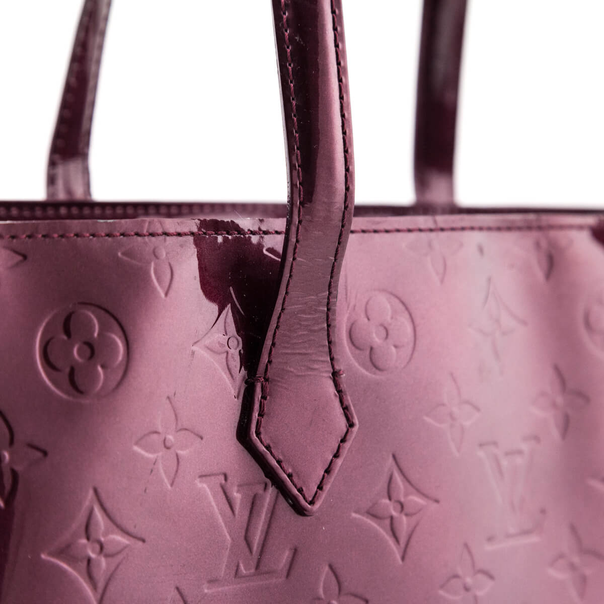 Louis Vuitton Rouge Fauviste Vernis Monogram Wilshire MM - Love that Bag etc - Preowned Authentic Designer Handbags & Preloved Fashions