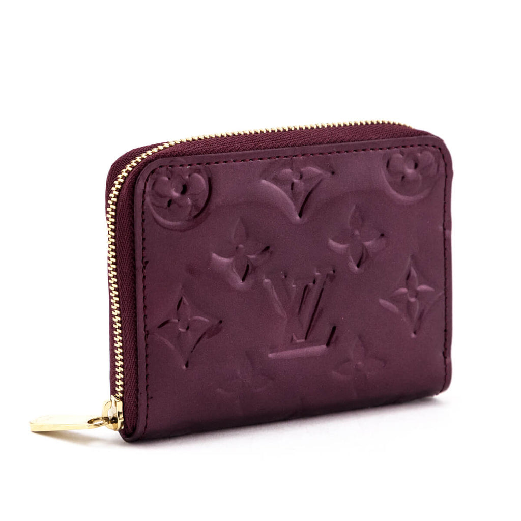 Louis Vuitton Coin Purse Burgundy Patent Leather Wallet (Pre-Owned) –  Bluefly