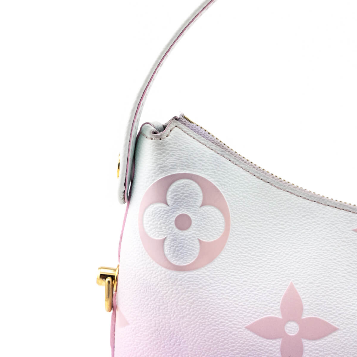 Louis Vuitton Sunrise Pastel Monogram Giant Spring in the City Marshmallow Hobo PM - Love that Bag etc - Preowned Authentic Designer Handbags & Preloved Fashions