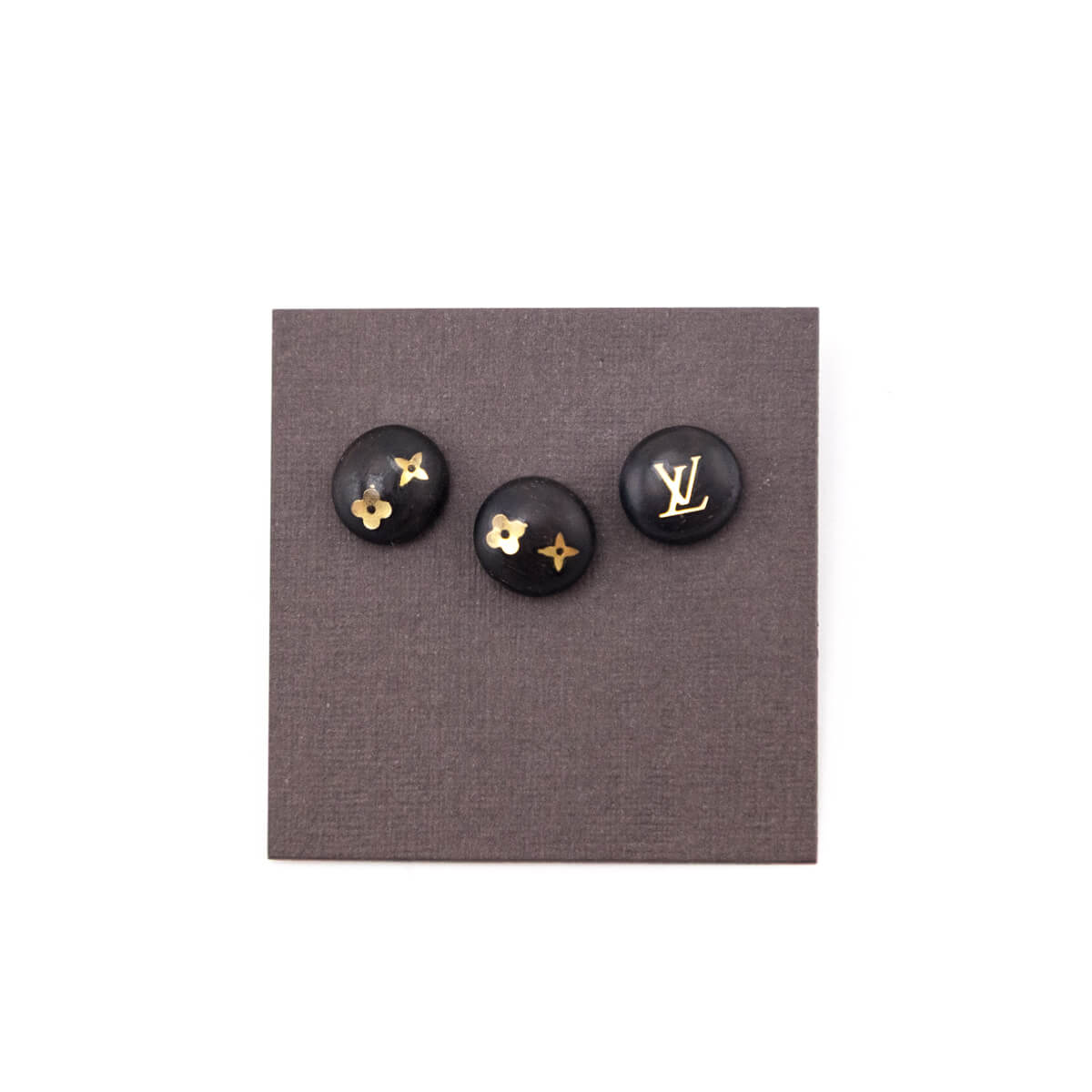 Louis Vuitton Sylvania Wood Monogram Earring Set - Love that Bag etc - Preowned Authentic Designer Handbags & Preloved Fashions
