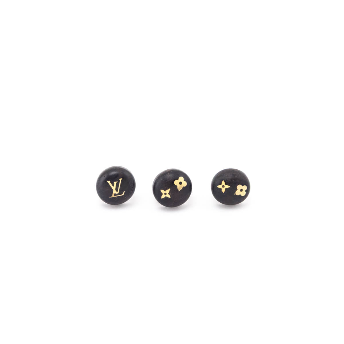 Louis Vuitton Sylvania Wood Monogram Earring Set - Love that Bag etc - Preowned Authentic Designer Handbags & Preloved Fashions
