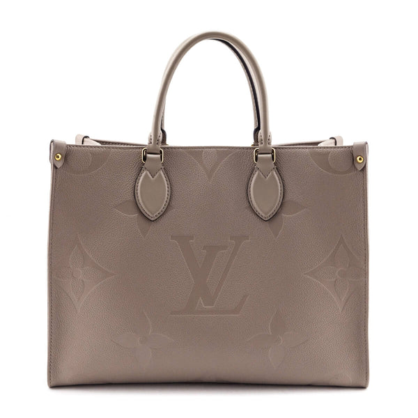 Louis Vuitton - Onthego mm Tote Bag - Dune - Monogram Leather - Women - Luxury