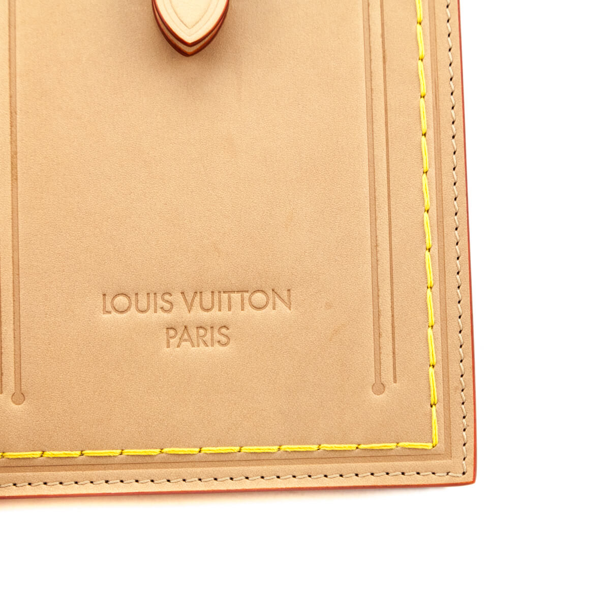 Louis Vuitton Vachetta Name Tag XL Clutch - Love that Bag etc - Preowned Authentic Designer Handbags & Preloved Fashions