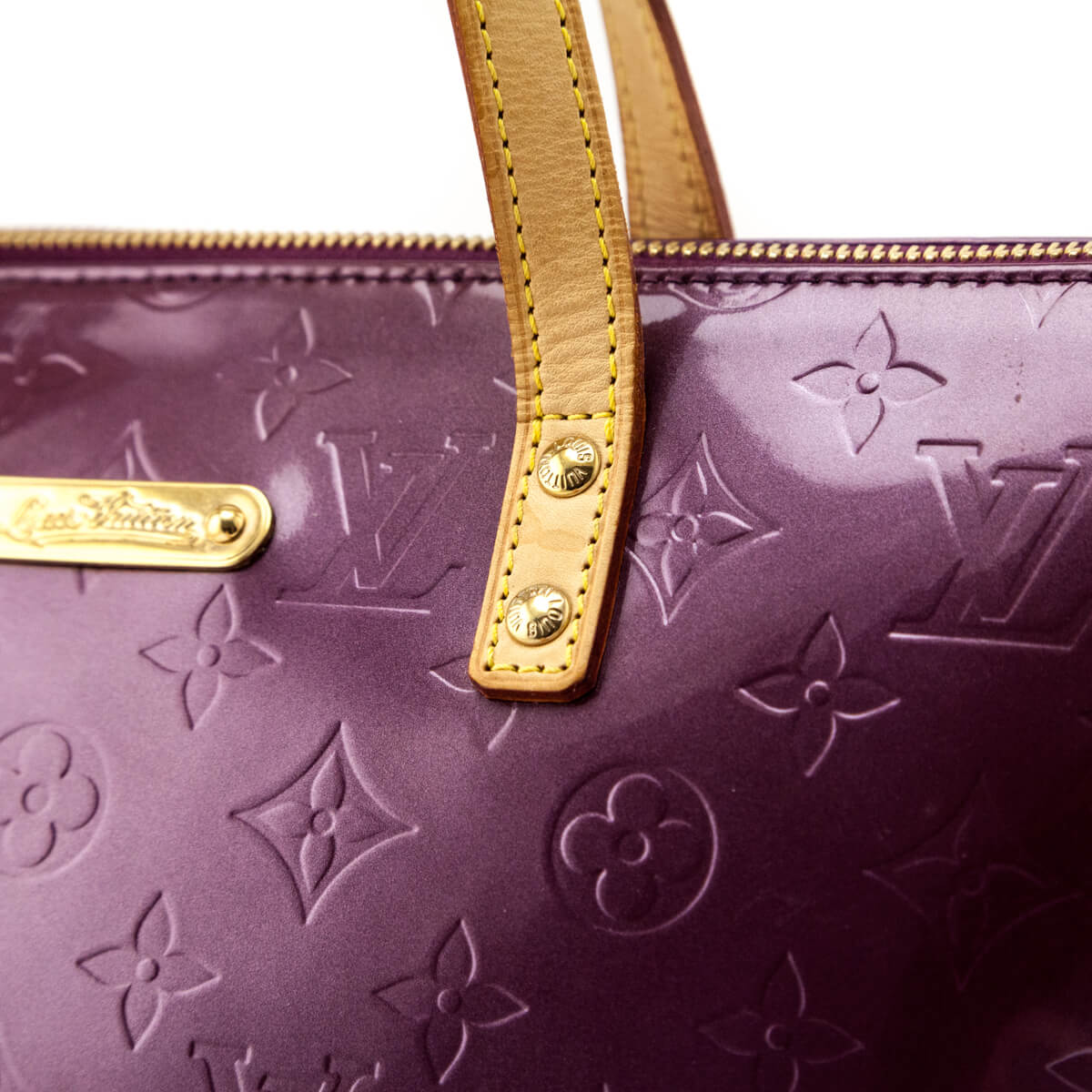 Louis Vuitton Violet Vernis Bellevue PM - Love that Bag etc - Preowned Authentic Designer Handbags & Preloved Fashions
