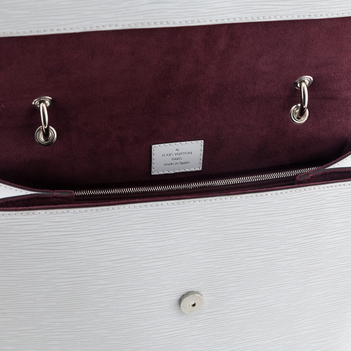 Louis Vuitton White Epi Grenelle MM