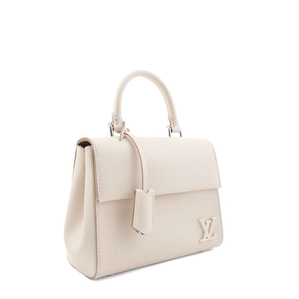 Louis Vuitton White Epi Mini Cluny Bag