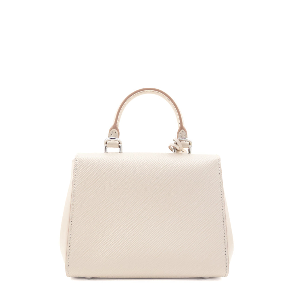Louis Vuitton White Epi Mini Cluny Bag