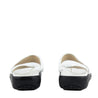 Louis Vuitton White Leather Slide Sandals Size US 7.5 | EU 37.5 - Love that Bag etc - Preowned Authentic Designer Handbags & Preloved Fashions