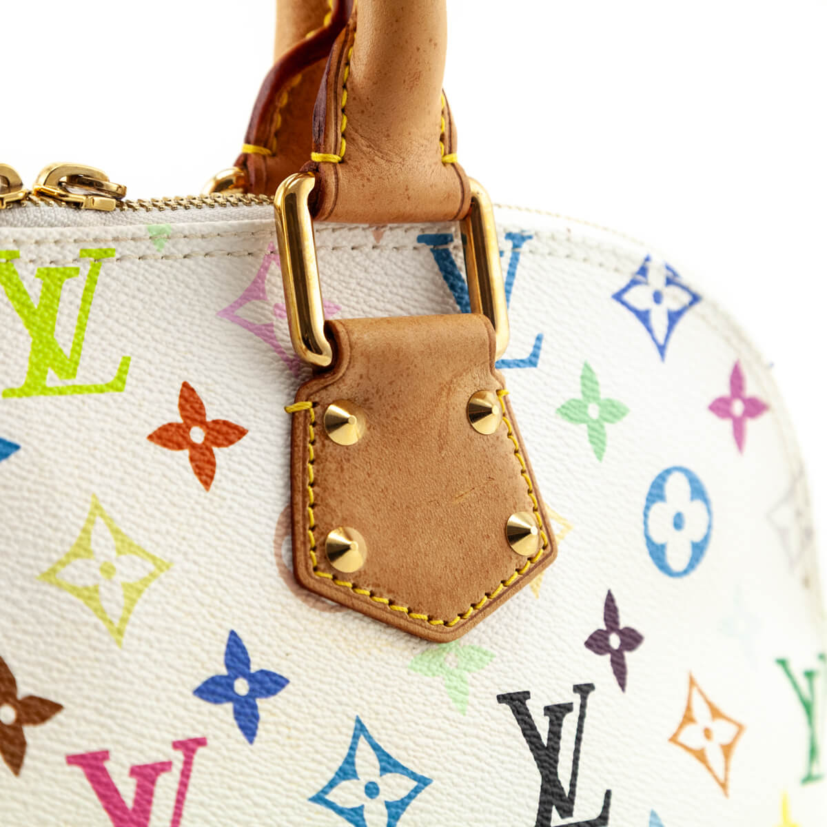 Alma Louis Vuitton White And Color Bag LV X TM Alma BB Other