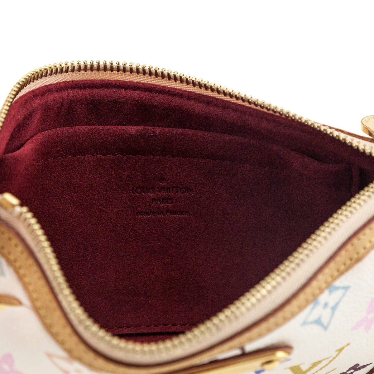 Louis Vuitton White Monogram Multicolor Pochette Milla MM