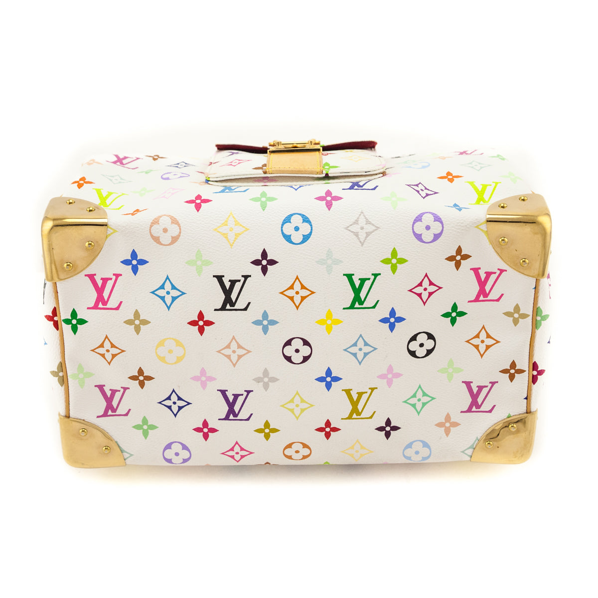 Louis Vuitton White Monogram Multicolor Speedy 30