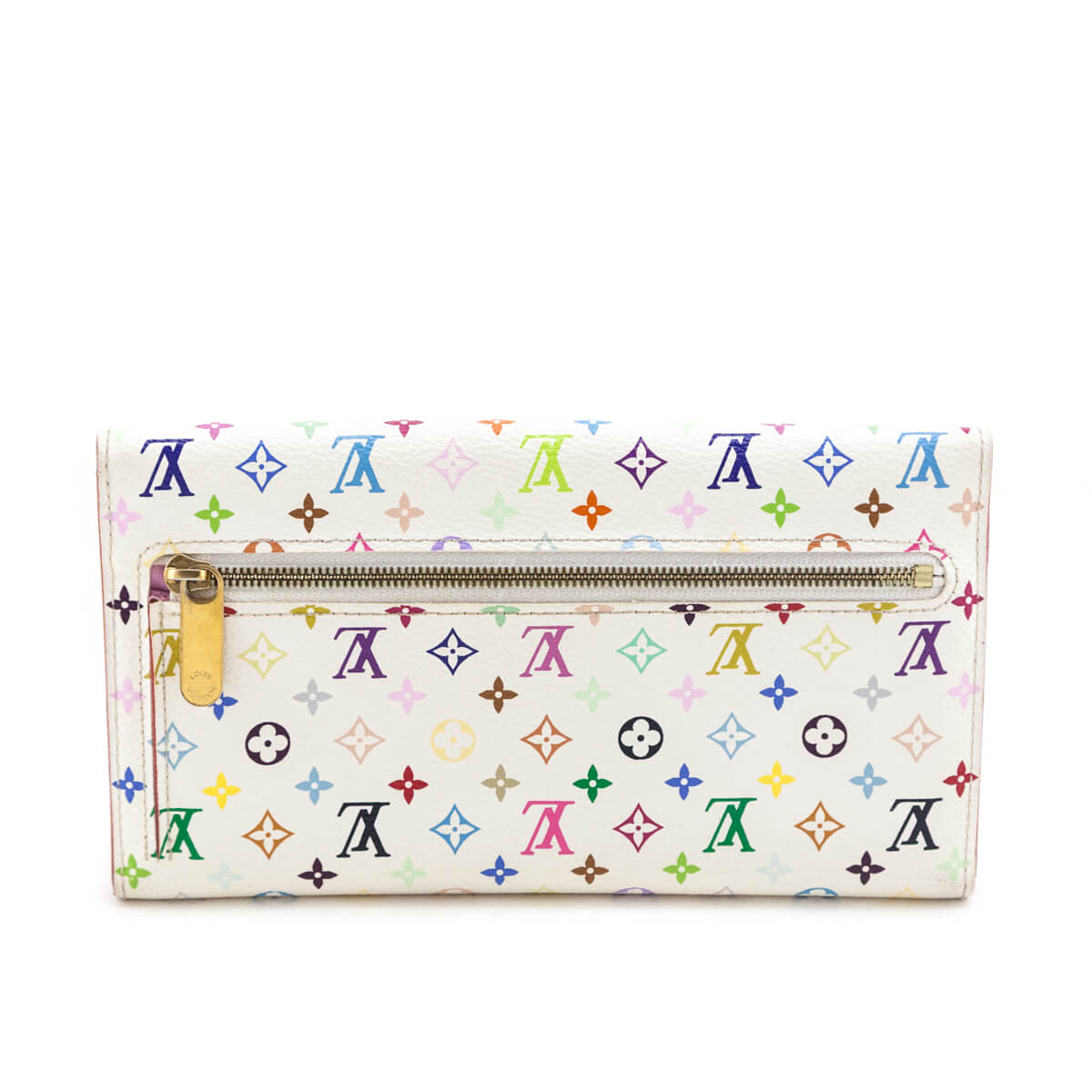 Louis Vuitton White Multicolore Eugenie Wallet - Love that Bag etc - Preowned Authentic Designer Handbags & Preloved Fashions