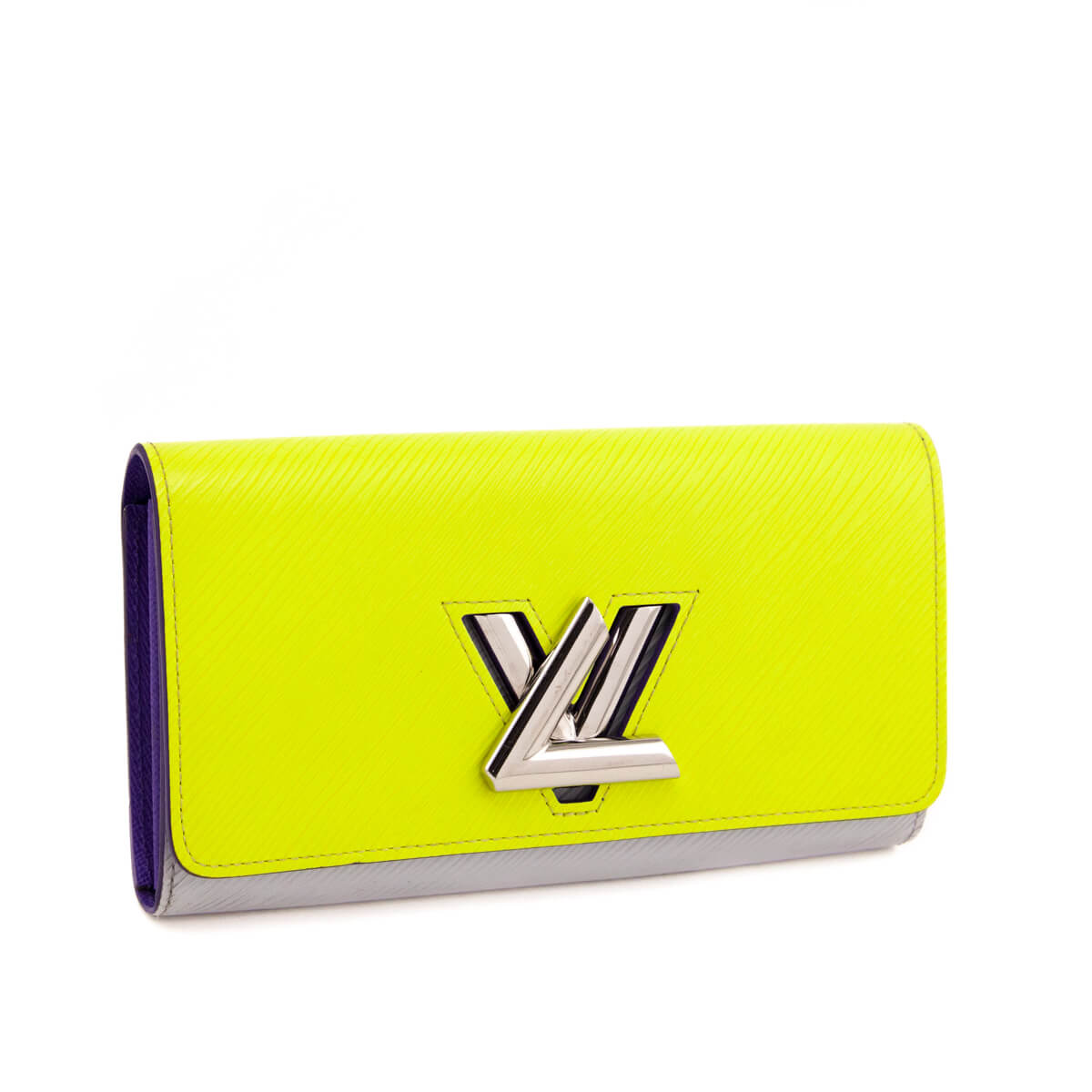 Louis Vuitton Yellow Purple Epi Twist Wallet - Love that Bag etc - Preowned Authentic Designer Handbags & Preloved Fashions